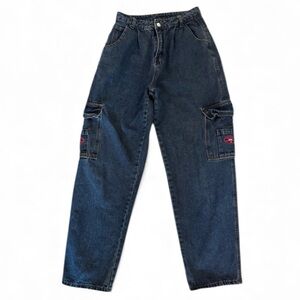 WAKE JEANS Vintage 90s Baggy Cargo Jeans Unisex